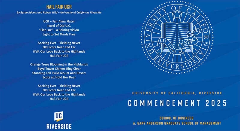 2025 Commencement program (PDF)