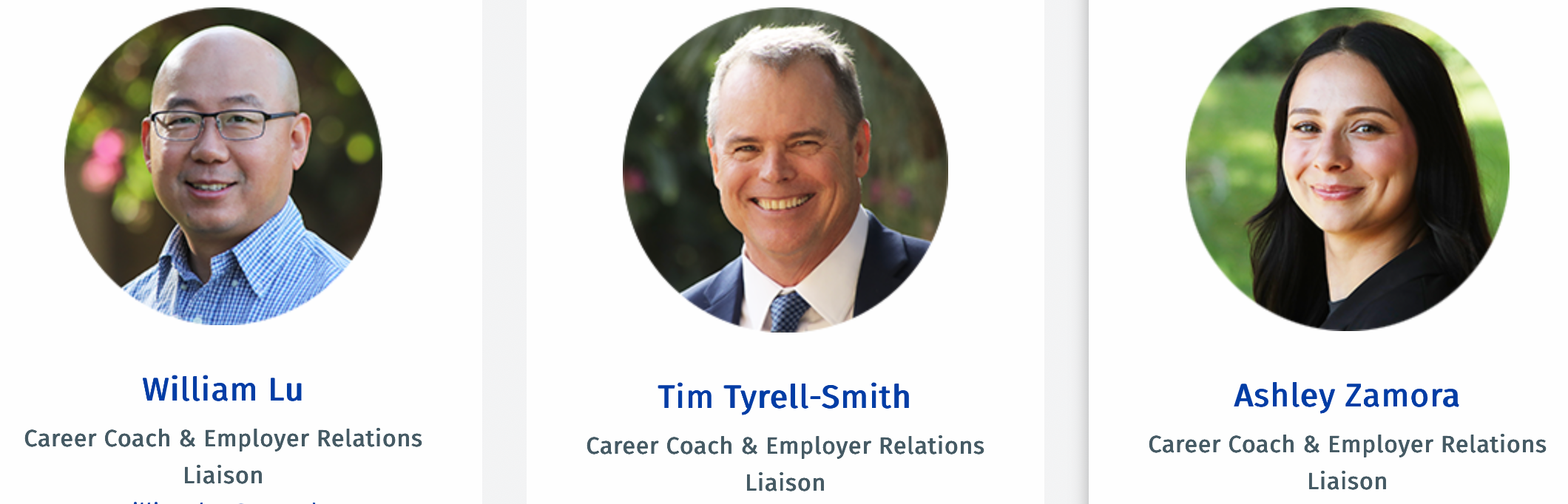 GSS employer liaisons and career coaches