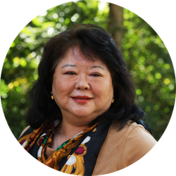 Jamie Fang smiling in the camera