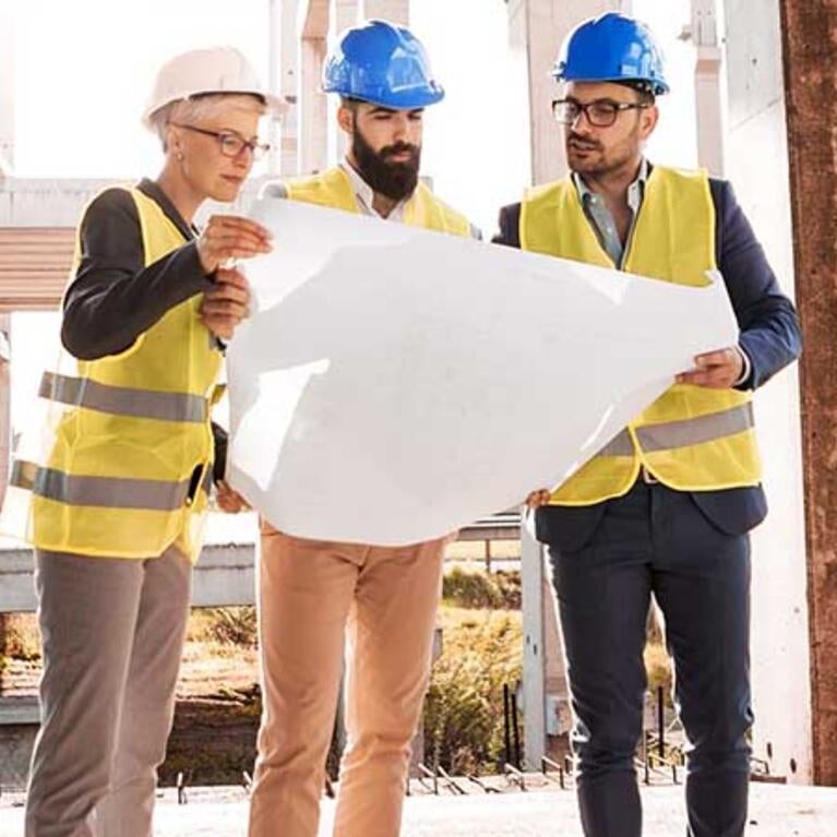 Architects on site