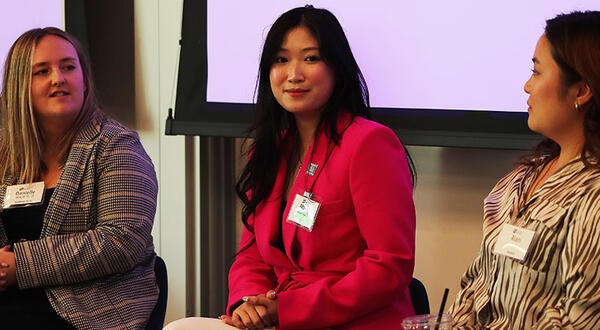 2025 Emerging Careers Summit, three panelists