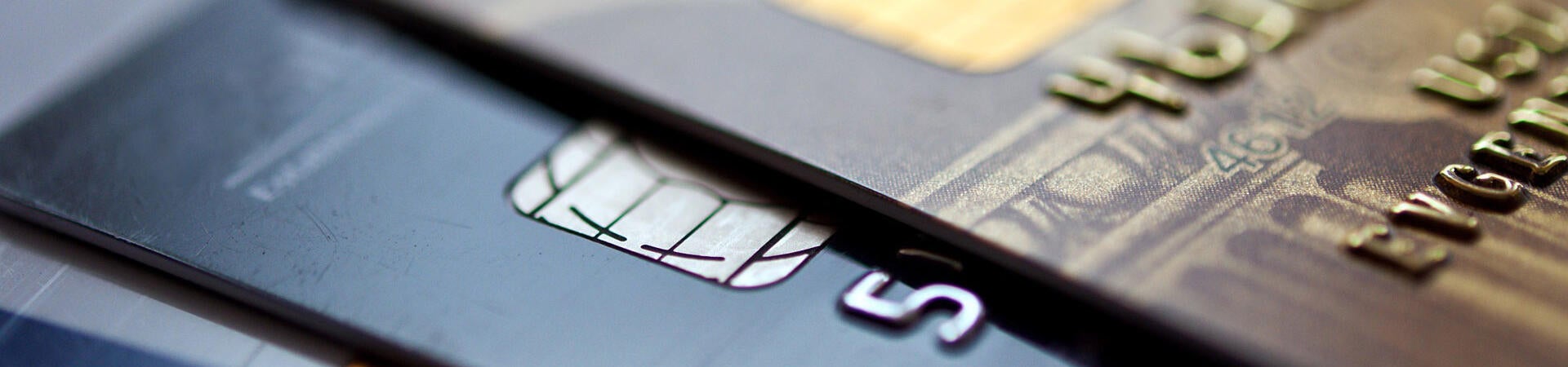 Credit cards close-up