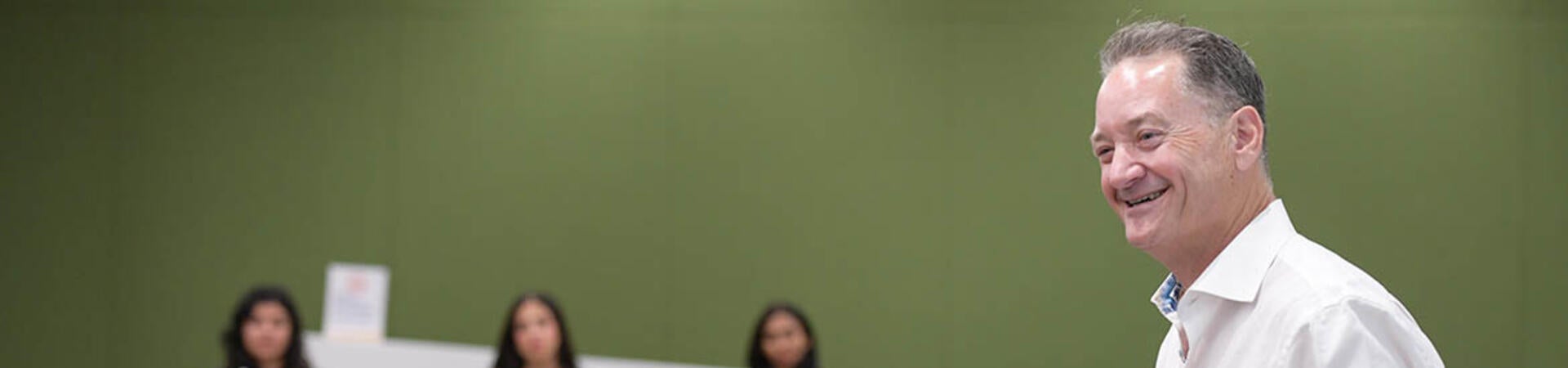 Lecture in classroom 280,  Executive Fellow