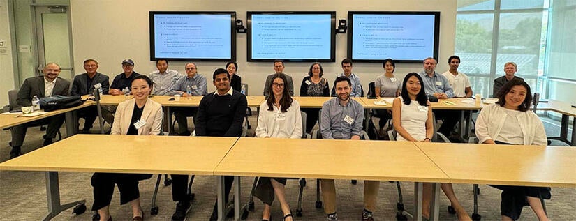 Citrus Finance Conference 2026 participants in room 420 at UCR Business